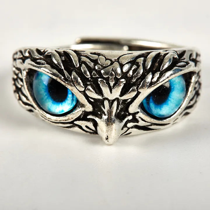 Adjustable Elegant Alloy Owl Ring