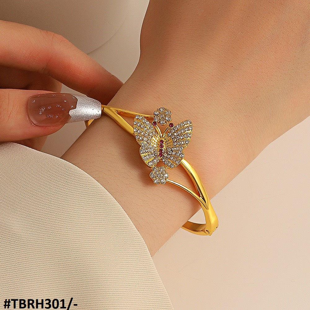 Golden Plated Butterfly Adjustable Bracelet