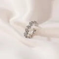 Zircon Crystal Butterfly Adjustable Ring