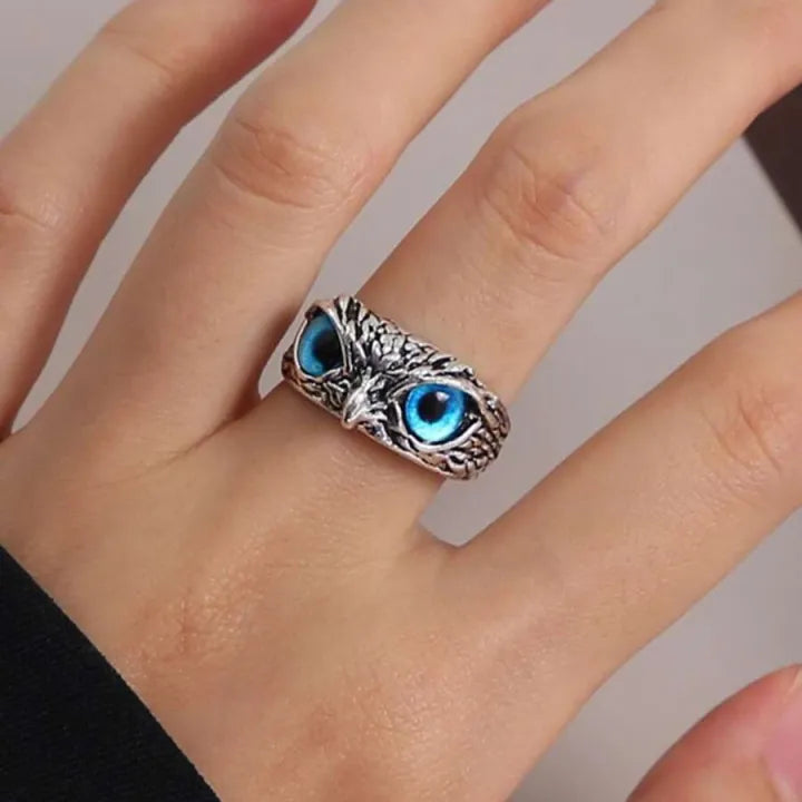 Adjustable Elegant Alloy Owl Ring