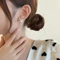 Pair of Zircon Bow Earrings